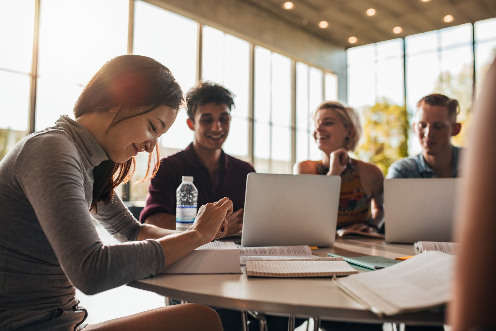 University Students Studying